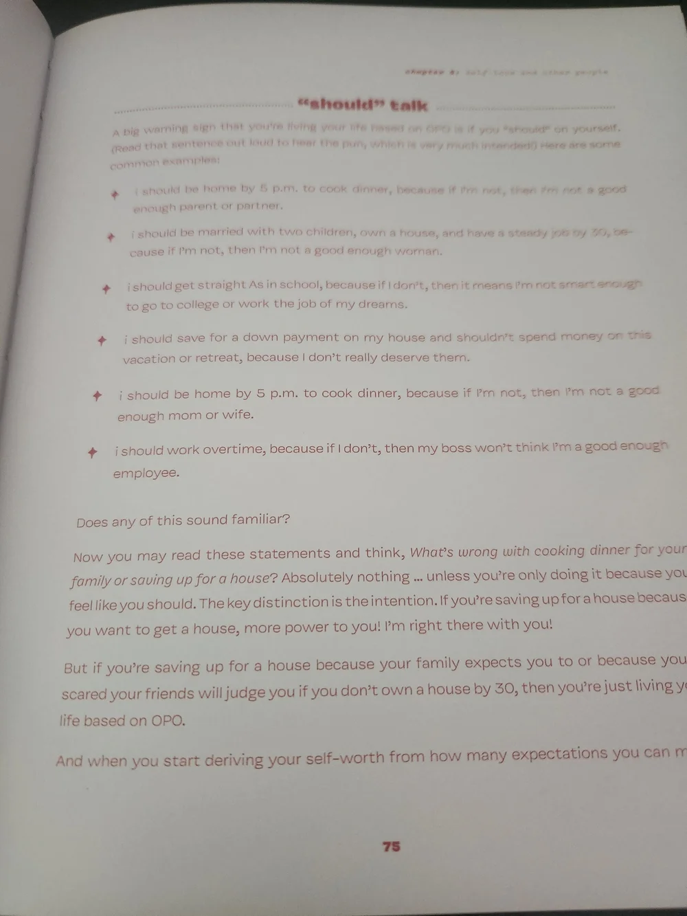 the gift of self-love Workbook - Red Cover- Preloved